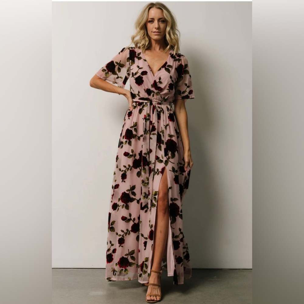 NWT Baltic Born Parisian Velvet Maxi Dress